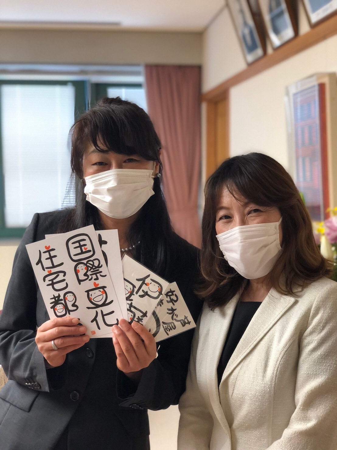 マスクの寄付